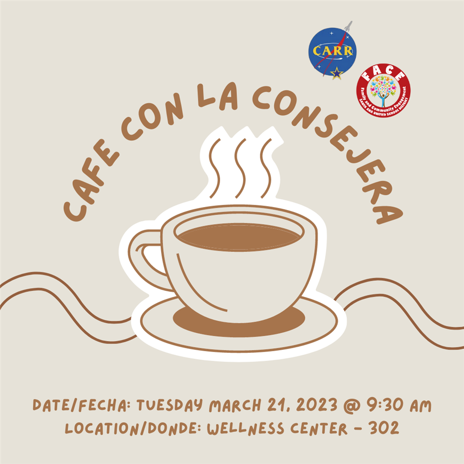  cafe con la consejera face carr